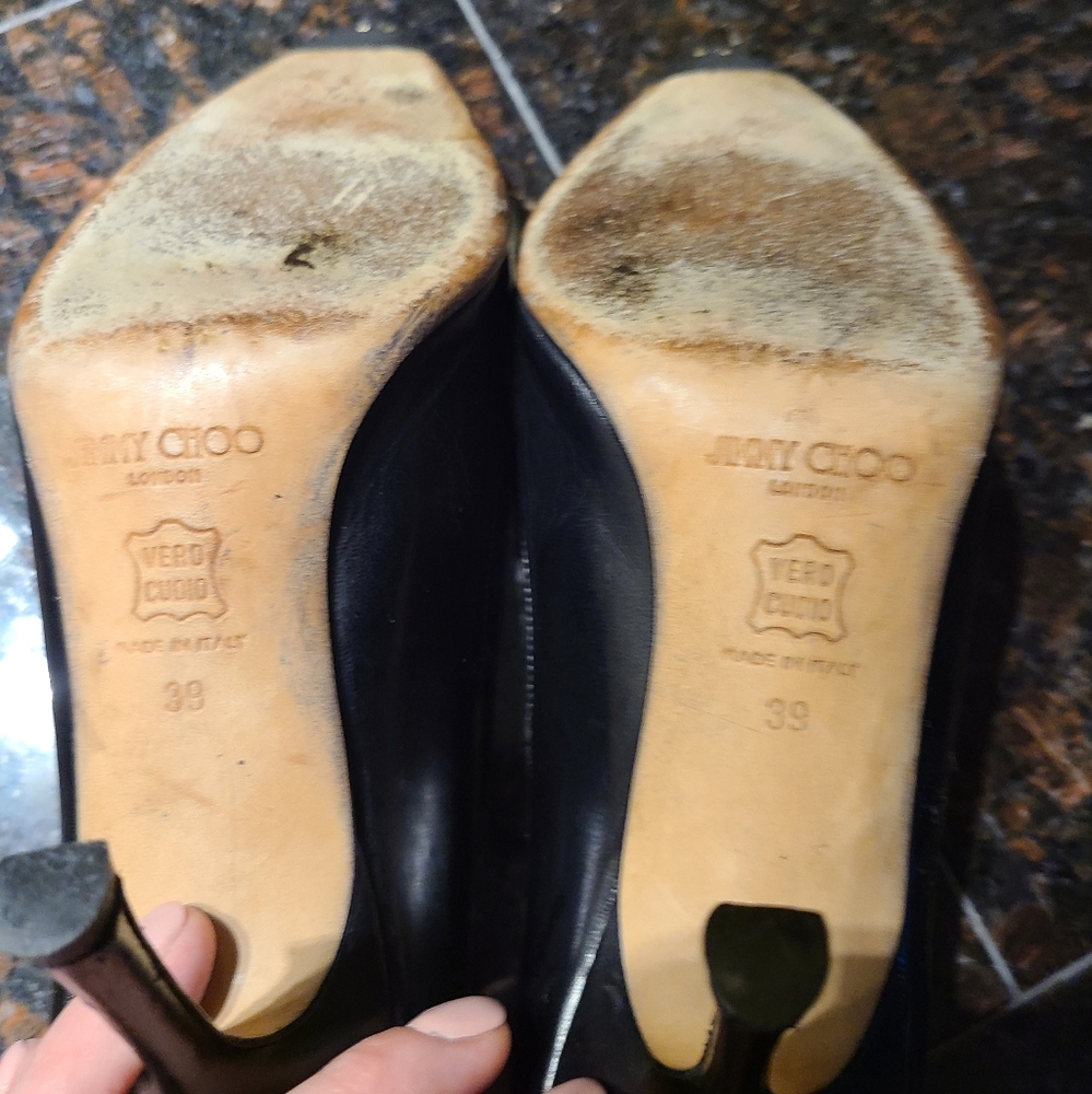 Black Sz 39 Jimmy Choo Pumps